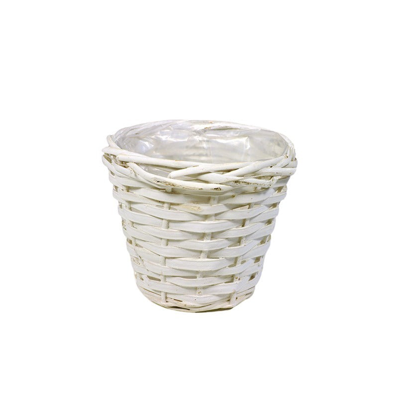 Oală Din Lemn Despicat Alb 17X 15Cm