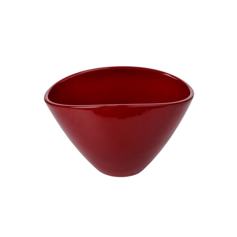 Ovum Vas Ceramic Burgundy 26Cm