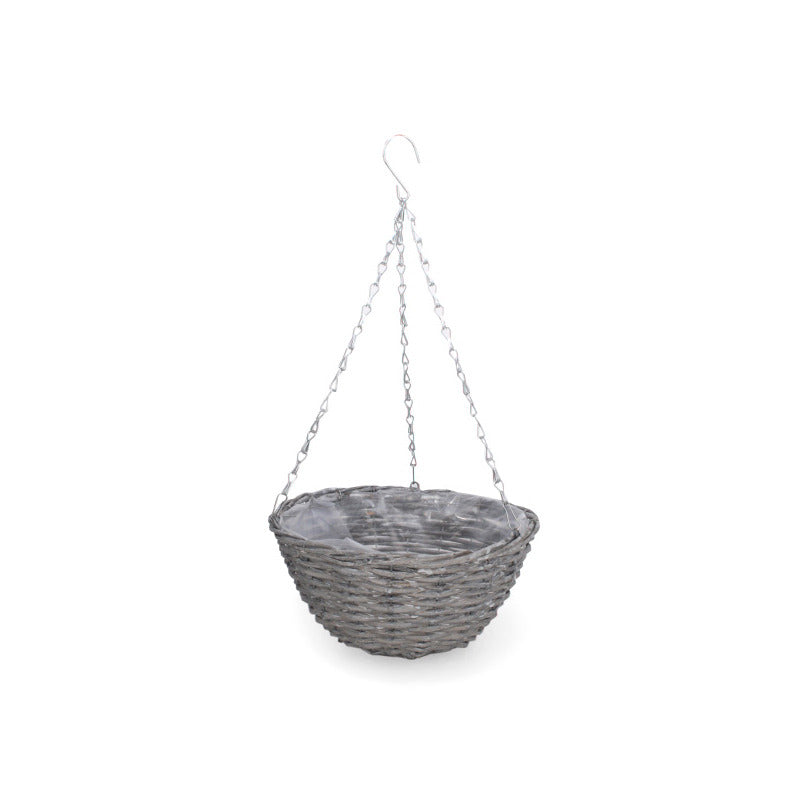 Coș De Agățat Cu Fante Gri 30X27/56Cm