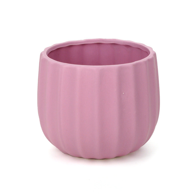 Deco Vas Ceramic Roz Mat 10X9,5Cm