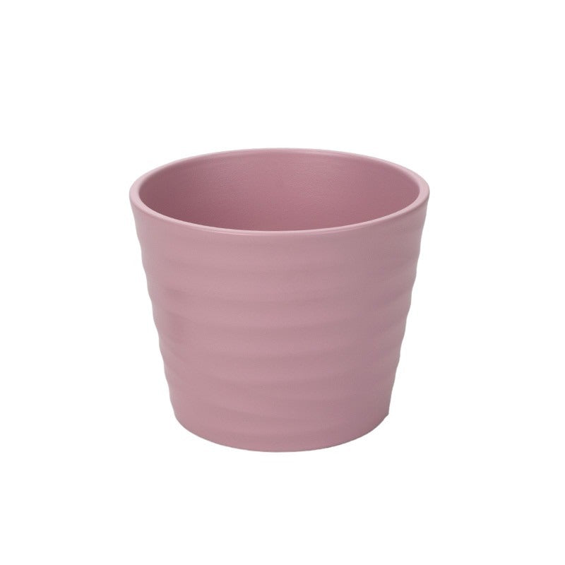 Oală Ceramică Wave Roz Mat 17Cm