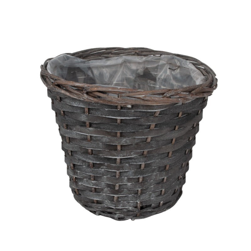 Oală Din Lemn Gri 12X10Cm