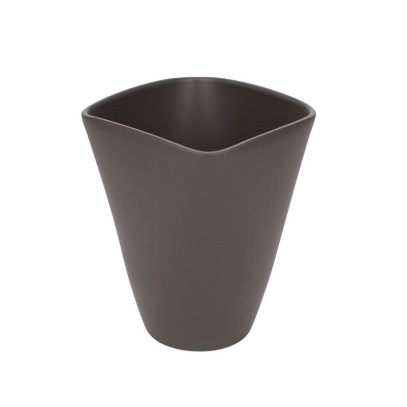 Vaza Cu Orhidee Quatro Grafit Mat 14Cm