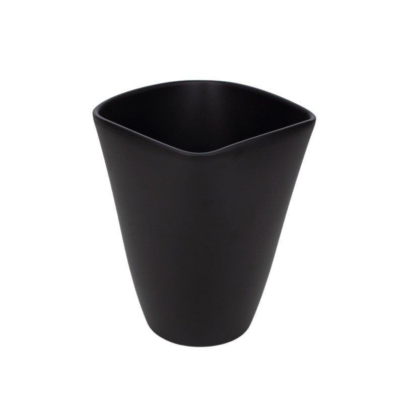 Vaza Cu Orhidee Quatro Antracit Mat 14Cm