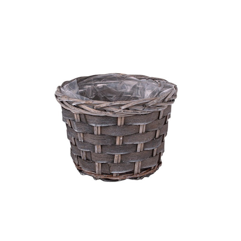 Oală Din Lemn Gri 18X12,5Cm