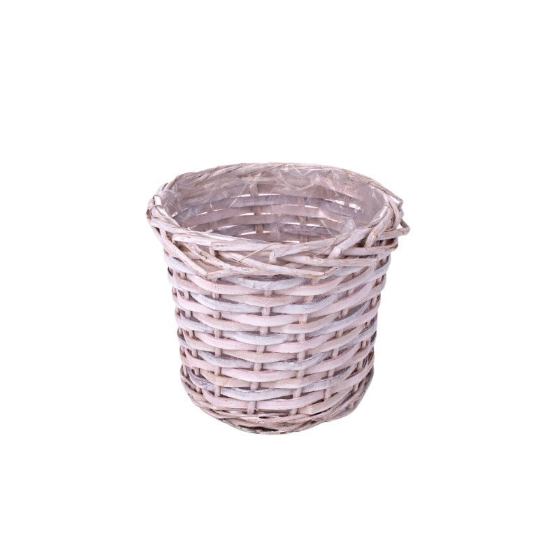 Oală Din Lemn Alb 19X17Cm