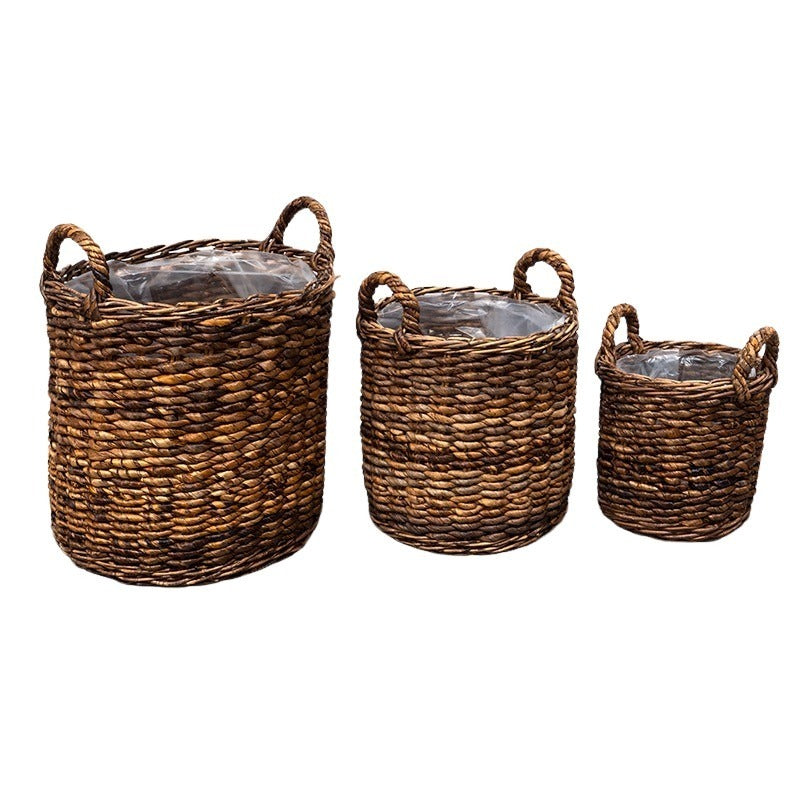 Abaca Seagrass Set Rolă Maro 57X56/67Cm S/3