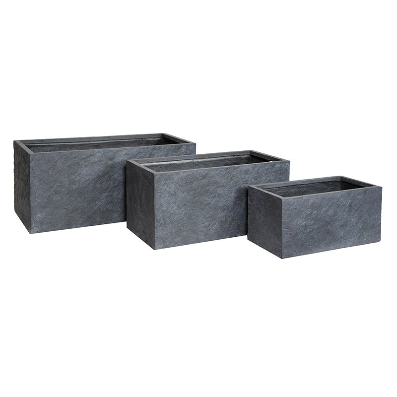 Alberta Tetra High Compozit Cutie Balcon Grafit 60X30X30-100X45X45Cm S3