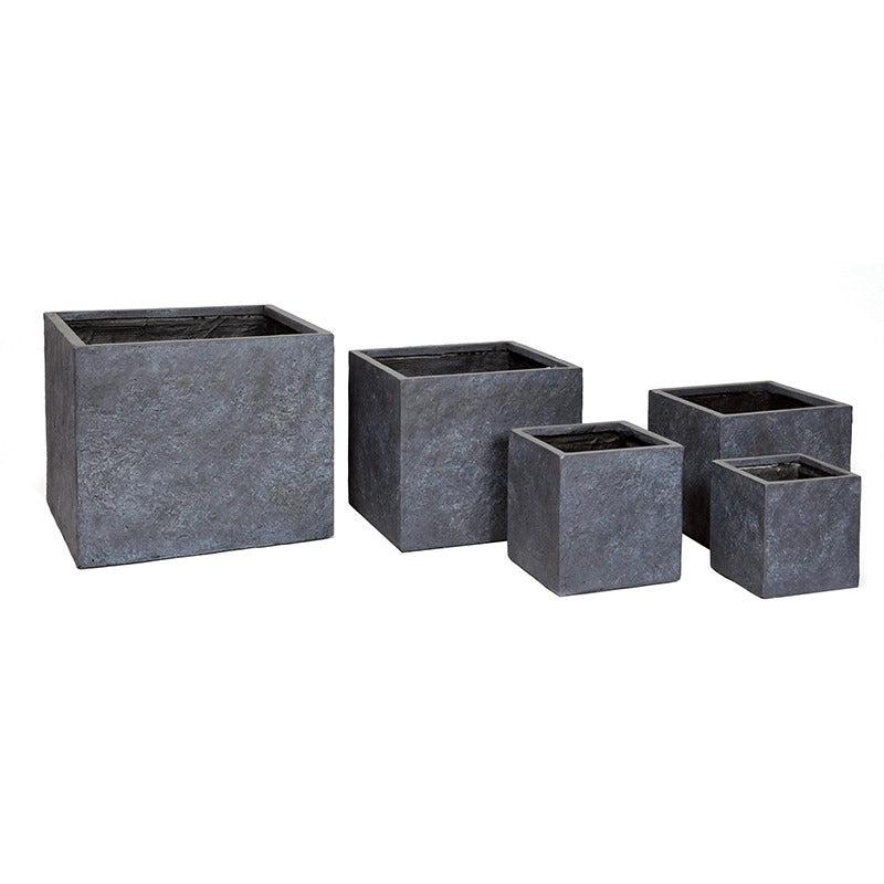 Alberta Cube Suport Compozit Pentru Plante Grafit 23X23X23-55X55X46Cm S5