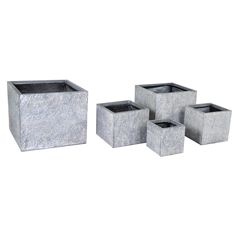 Alberta Cube Suport Compozit Pentru Plante Gri 23X23X23-55X55X46Cm S5