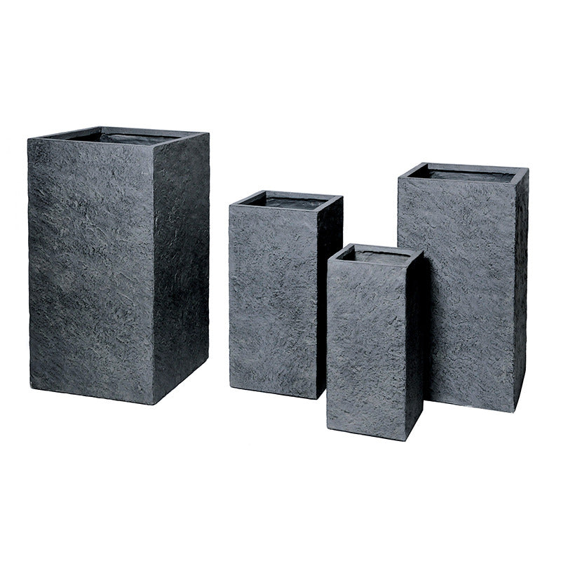 Alberta High Cube Suport Compozit Pentru Plante Grafit 22X22X50-40X40X80Cm S4