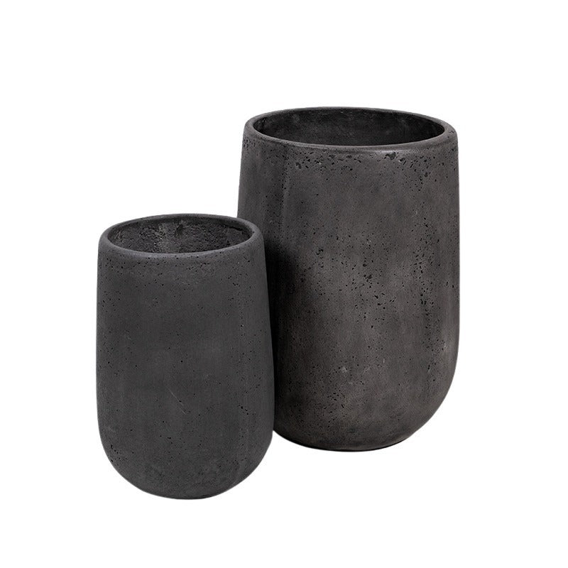 Ottawa Classic High Beton Ghiveci Set Gri 24X35-37X50Cm S/2