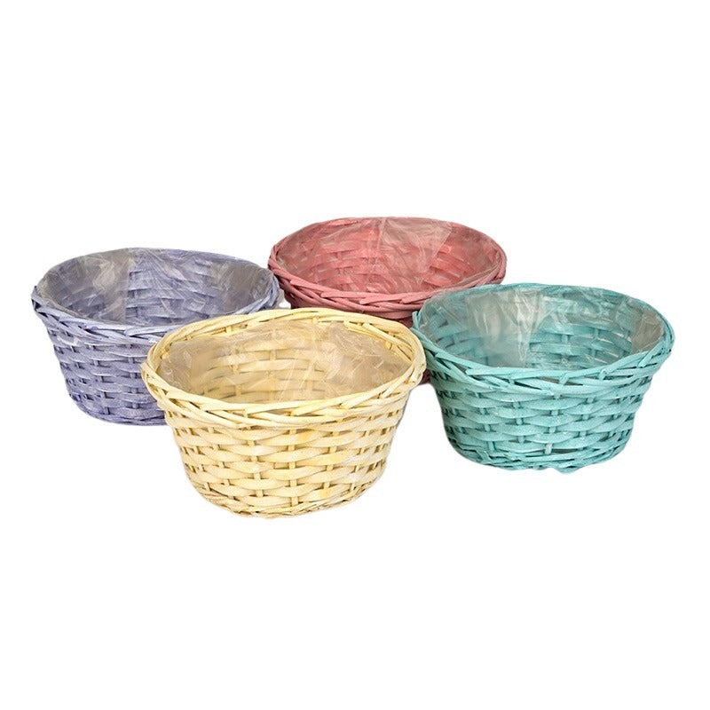 Castron De Plantare Împletit Mix 24X12Cm