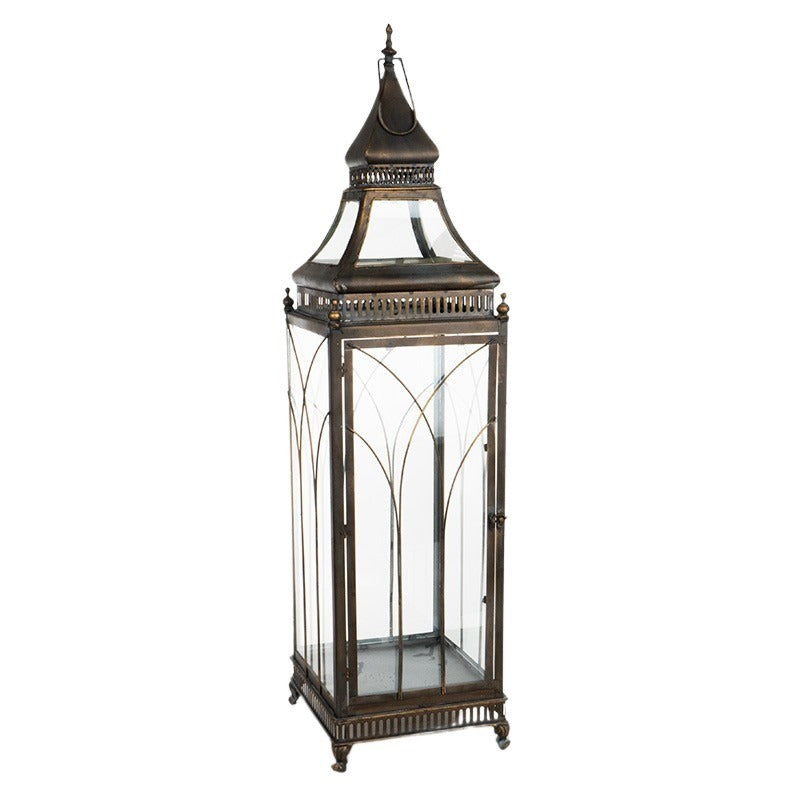 Felinar Metalic Bronz 26X26X95Cm