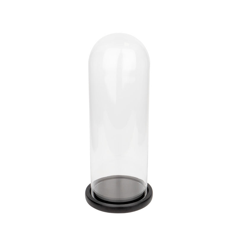 Cupolă De Sticlă Pe Bază De Lemn 25X60Cm Bază 27,5Cm