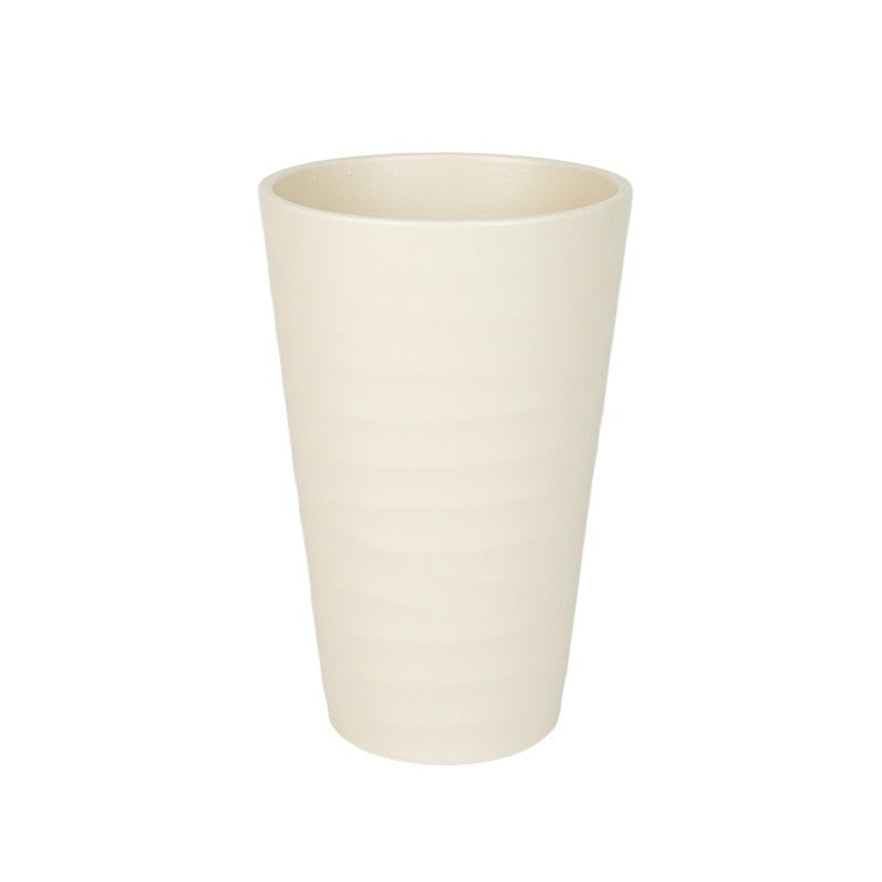 Vaza Cu Orhidee Wave Alb Antic 32Cm