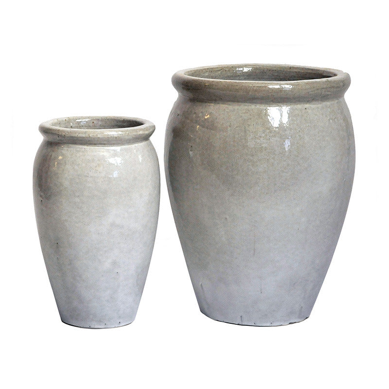 Eliot Apollo Set Suport Pentru Plante Din Ceramică Alb 27X40-38X50Cm S2