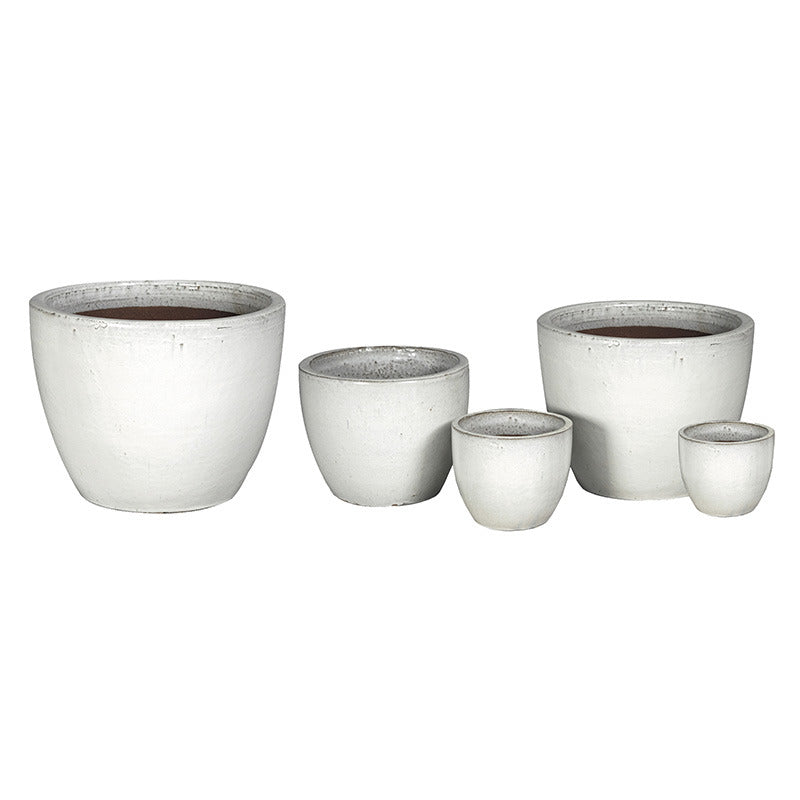 Sydney Classic Set Ghiveci Ceramic Alb 22X21-60X52Cm S5