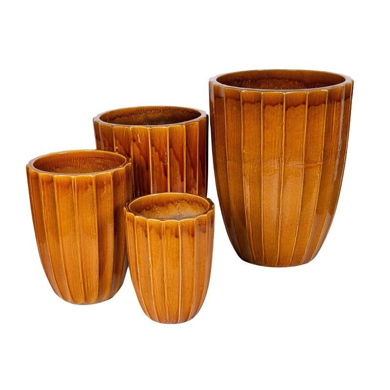 Harlow Vase Set De Vase Ceramice Maro Miere 30X39-55X71Cm S4