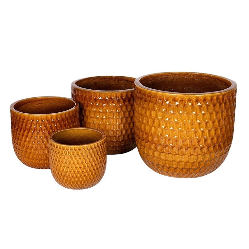 Hollis Classic Ceramic Suport De Plante Set Miere Maro 30X27-59X50Cm S4