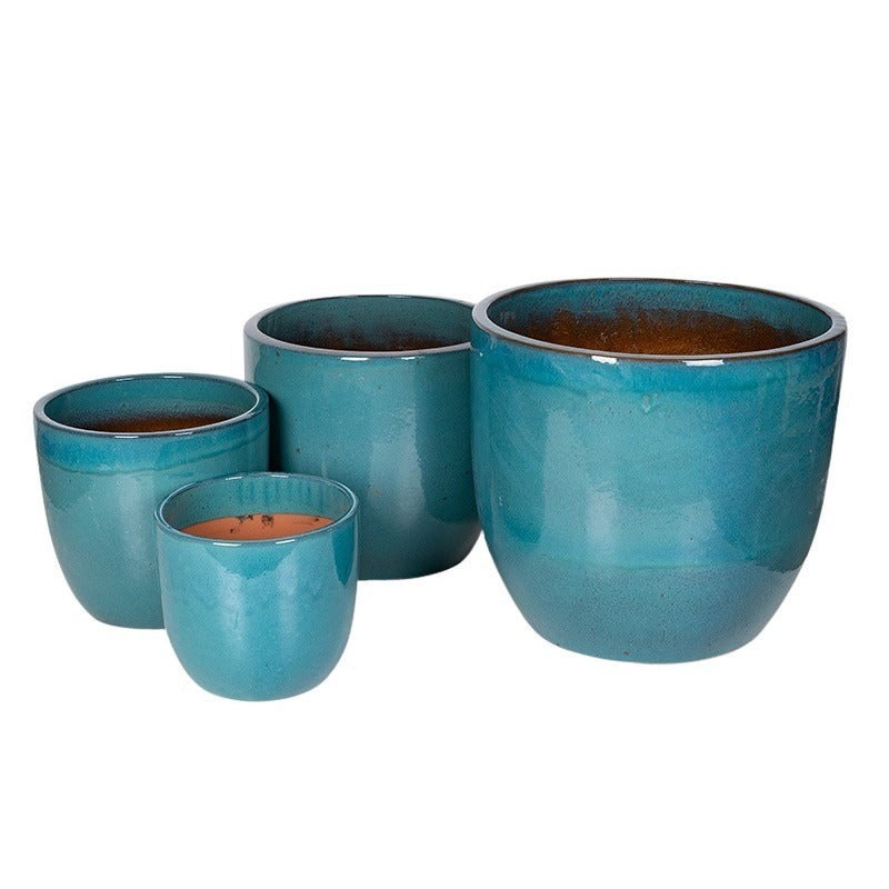 Aspen Classic Ceramică Suport Pentru Plante Set Turcoaz 30X27-59X50Cm S4