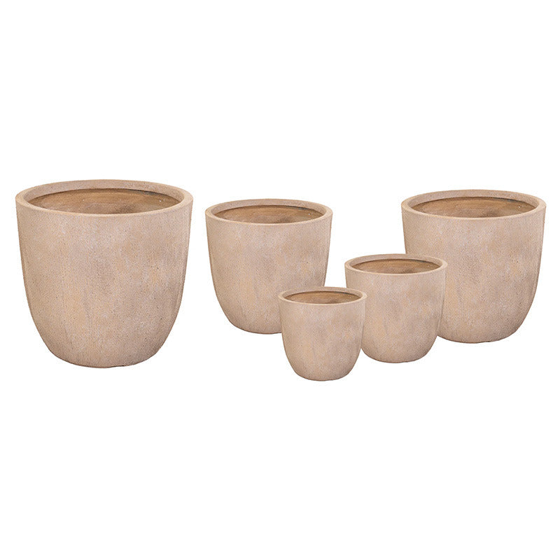 Yukon Classic Compozit Suport Pentru Plante Set Bej 25X25-55X51Cm S5