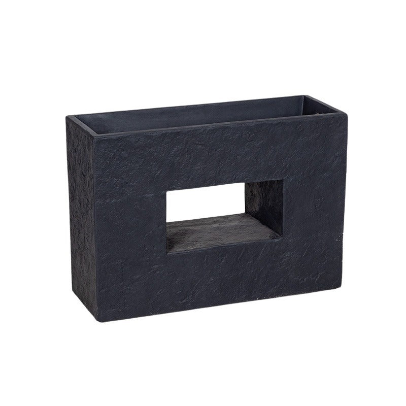 Alberta Split Wide Divizor Compozit Plantator Grafit 75X27X53Cm