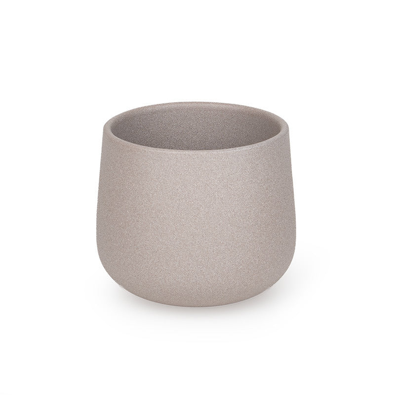 Moda Struktur Vas Ceramic Culoare Nisip 19Cm