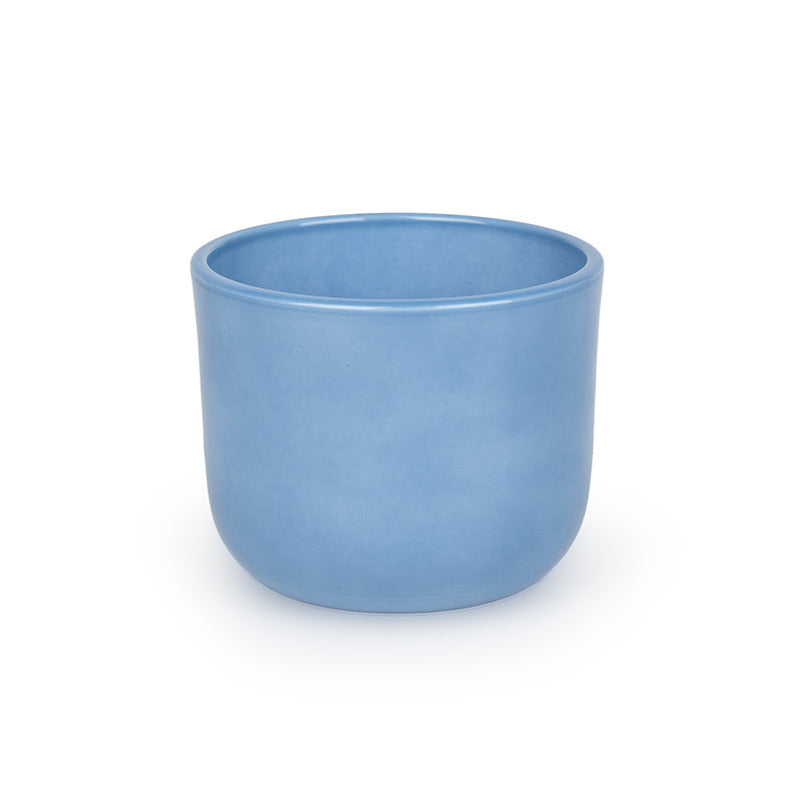 Ronan Oală Ceramică Lăcuită Albastru 8Cm