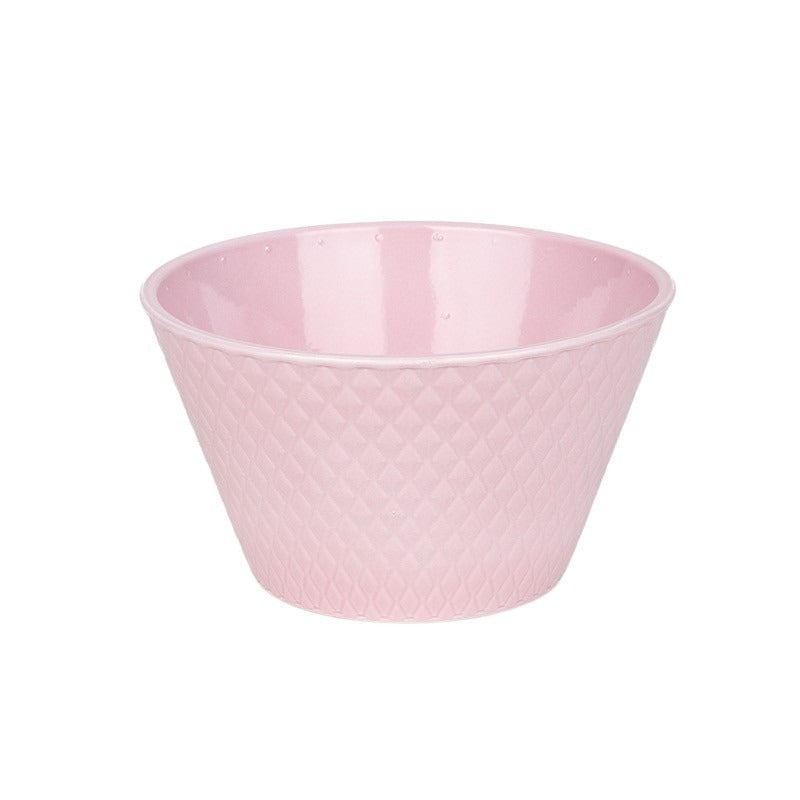 Bol Din Ceramică Harlequin Roz Strălucitor 18Cm