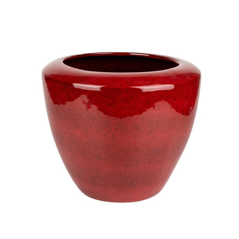 Campbell Vas Ceramic Roșu Sânge 39X30Cm