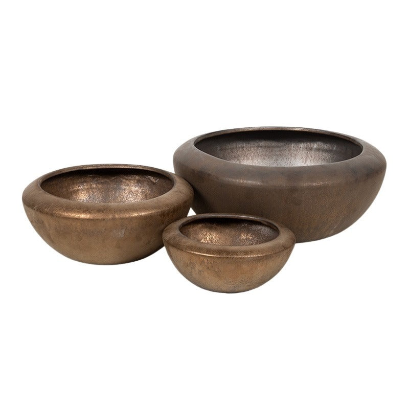 Campbell Set Bol Ceramic Bronz 27X12-49X19,5Cm S3