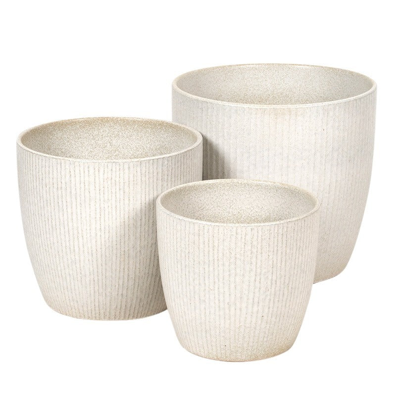 Hartley Set De Vase Ceramice Crem 31X28-46X42Cm S3