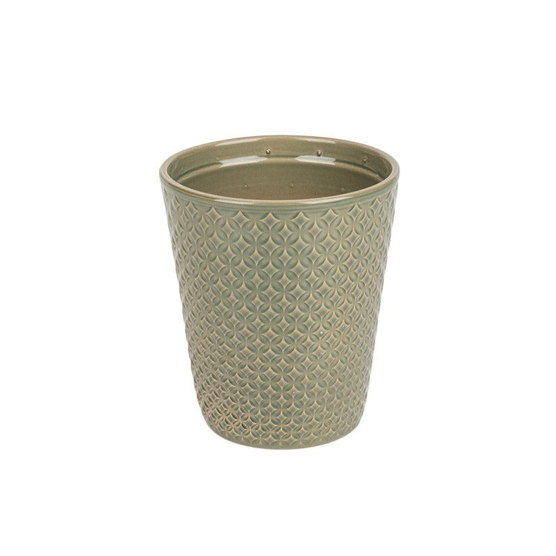 Vaza Oslo Star Pentru Orhidee Verde Mușchi 13,5X16Cm