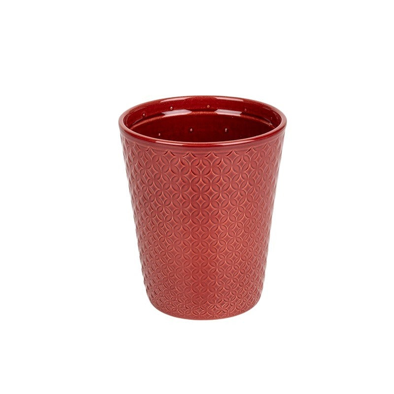 Vaza Pentru Orhidee Oslo Star Burgundy 13,5X16Cm