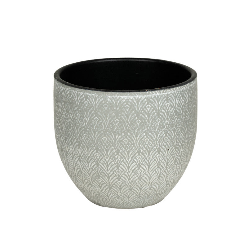 Alvito Vas Ceramic Gri 18X16Cm