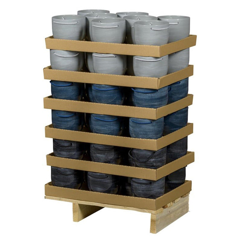 Freya Coș Suspendat Ceramic Albastru-Gri-Alb Mix Palet 14X12Cm - 72Pcs