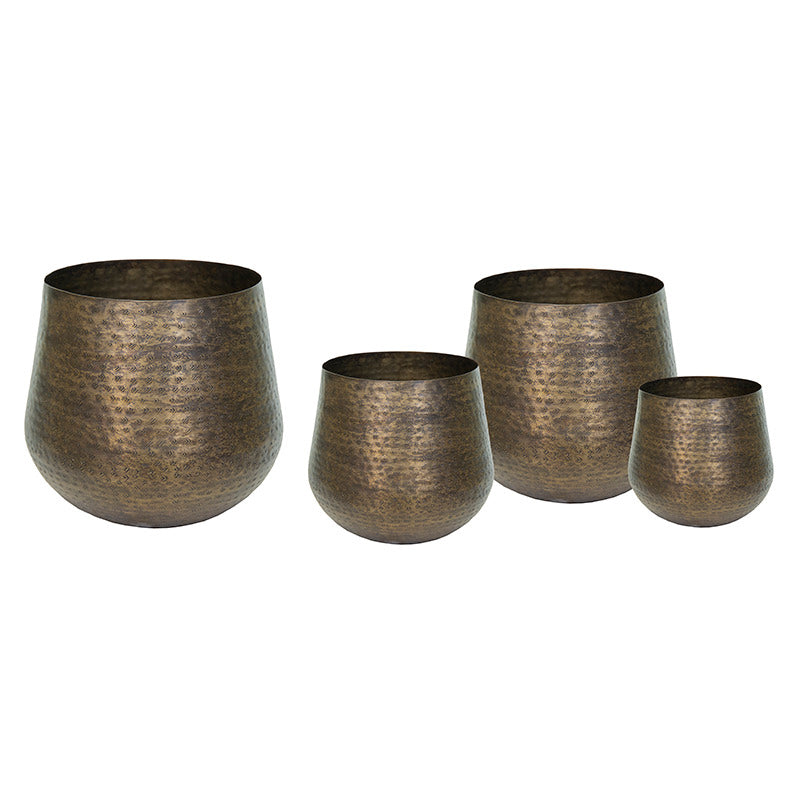 Madras Caldron Oală Metalică Set Cupru 26X2-50X38Cm S/4