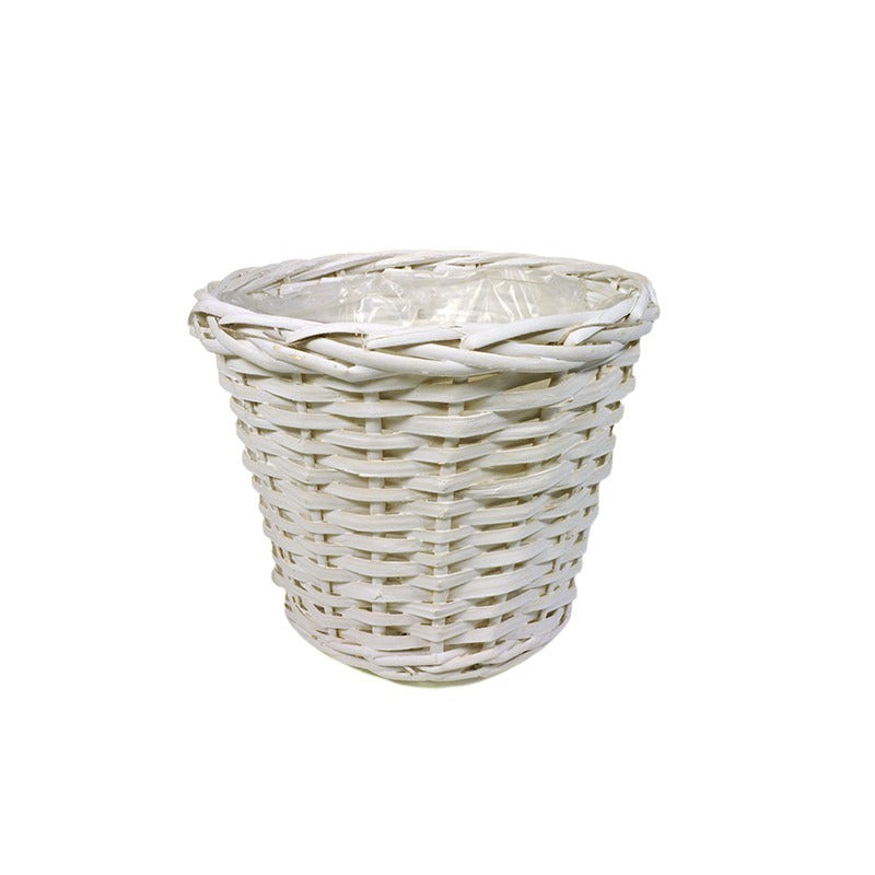 Oală Din Lemn Despicat Alb 25X 20,5Cm