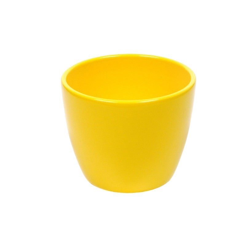 Oală Ceramică Base Galbenă 11Cm