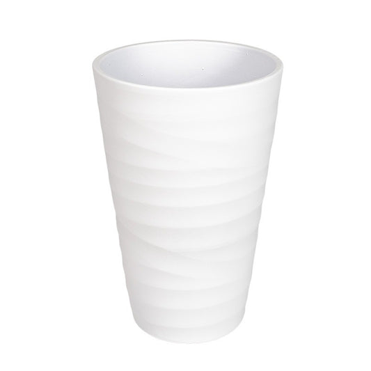 Vaza Pentru Orhidee Wave Alb Mat 32Cm