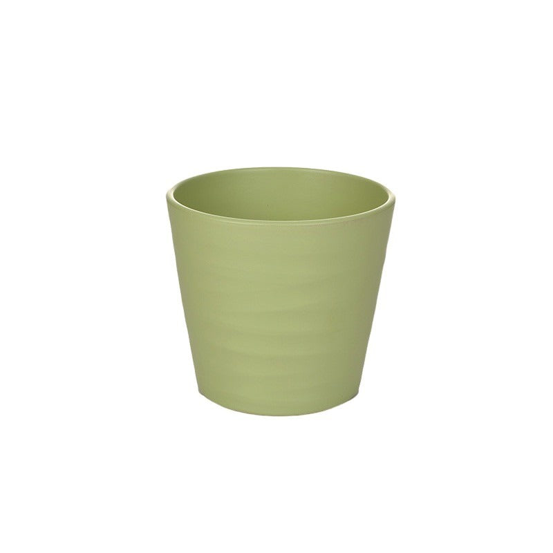 Wave Vas Ceramic Mat Verde Deschis 36Cm