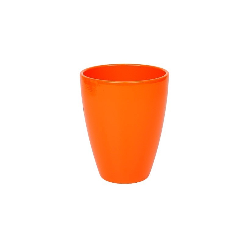 Vas Orhidee Portocaliu 13 Cm