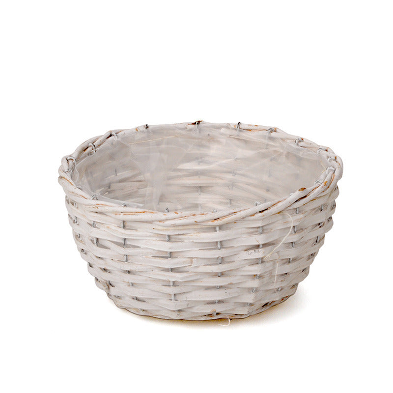 Castron Din Lemn Despicat Alb 23X11Cm