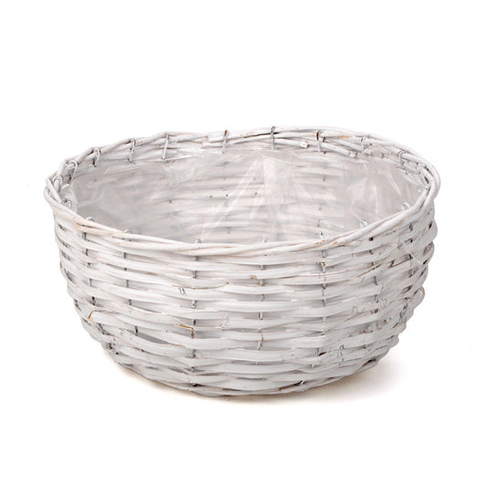 Castron Din Lemn Despicat Alb30X15Cm