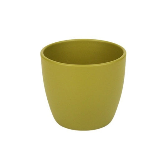 Oală Ceramică Base Mată Verde Bambus 7Cm