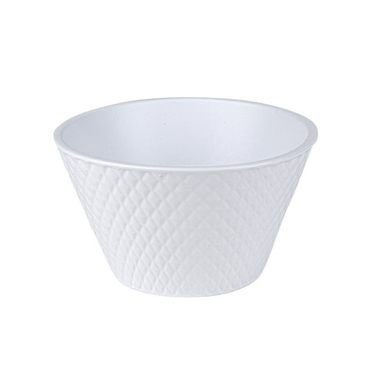 Bol Din Ceramică Harlequin Alb Mat 18Cm