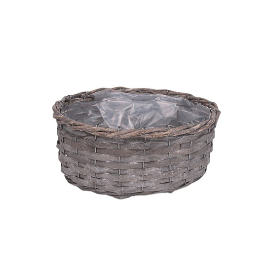 Castron Din Lemn Despicat Gri 24,5X11Cm