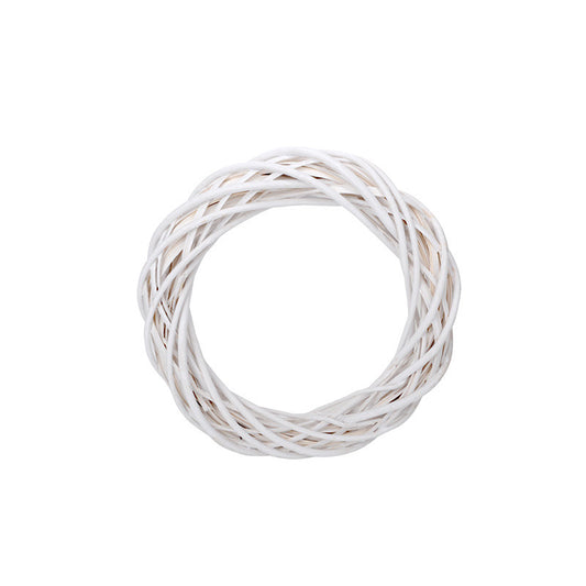 Bază Coroană Răchită Alb 20X4Cm