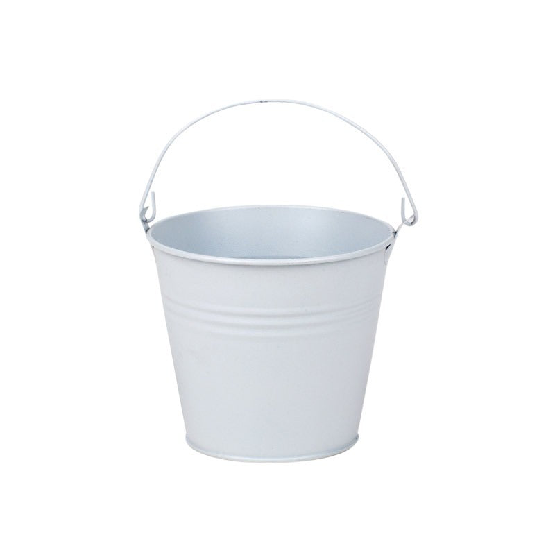 Găleată Din Metal Alb Mat 15,6X14,8Cm